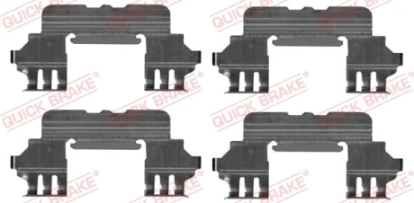 Планка супорта (переднього) прижимна (к-кт) Toyota Camry 11- (Bosch) QUICK BRAKE 109-1860