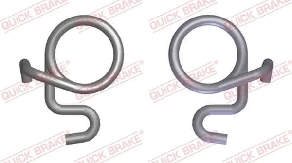 Пружини супорта (заднього) Citroen C5/Renault Laguna II/Ford Tourneo Connect I 01- (к-кт) QUICK BRAKE 113-0530 (фото 1)