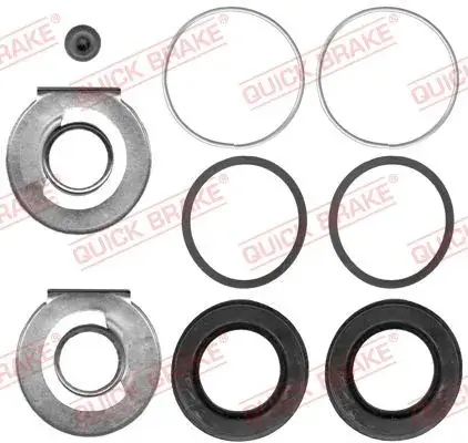 Ремкомплект супорта (заднього) MB E-class (W124/W210/S210) 93-03 (d=38mm) (+2 поршня) (Ate) QUICK BRAKE 114-0072X (фото 1)