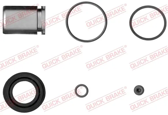 Ремкомплект супорта (заднього) VW Passat/Renault Grand Scenic III 05- (TRW) (+поршень) QUICK BRAKE 114-5015 (фото 1)