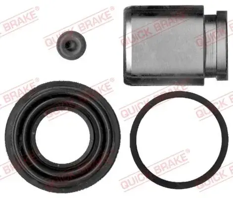Ремкомплект супорта (заднього) Nissan Cube/Juke/Qashqai/X-Trail 07- (d=35mm) (Akebono) (+поршень) QUICK BRAKE 114-5022 (фото 1)