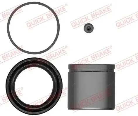 Ремкомплект супорта (переднього) MB E-class (W211) 02-09 (d=60mm) (+ поршен) QUICK BRAKE 114-5123 (фото 1)