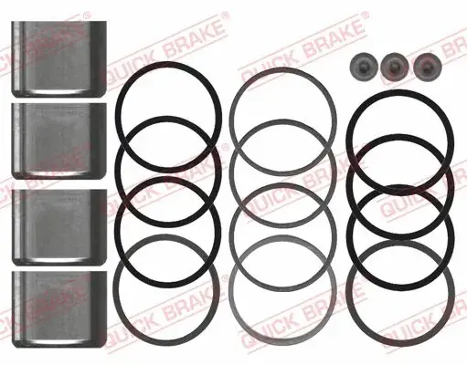 Ремкомплект супорта (переднього) Ford Transit/Iveco Daily I 77-99 (d=41mm) (+ поршень) QUICK BRAKE 114-5234 (фото 1)