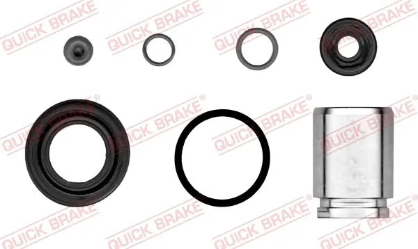 Ремкомплект супорта (заднього) Hyundai i20/KIA Picanto 11- (d=34mm) (+поршень) (Kasco) QUICK BRAKE 114-5388 (фото 1)