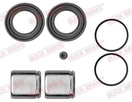Ремкомплект супорта (переднього) Kia Sorento 06- (d=46mm) (+2 поршня) (Kasko) QUICK BRAKE 114-5561 (фото 1)