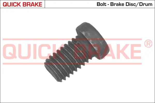 Болт кріплення диска гальмівного BMW 3 (E30/F30/F80)/5 (E34/E60)/7 (E23/E32) 80-18 M30/M57/M60/M70 = -10K QUICK BRAKE 11668 (фото 1)