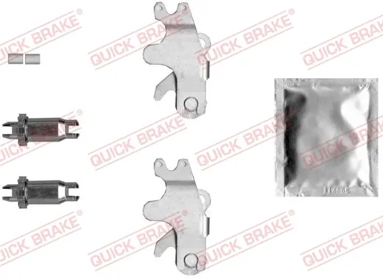 Тріскачка колодок ручника BMW 3 (E30/E36)/ 5 (E12) 73-03 (К-кт + Змазка) 120 53 007 QUICK BRAKE 120-53-007 (фото 1)