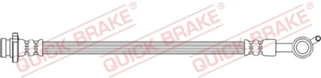 Шланг гальмівний (задній) Nissan Juke/Leaf 10- (L) (198mm) M10x1 58.021 QUICK BRAKE 58-021