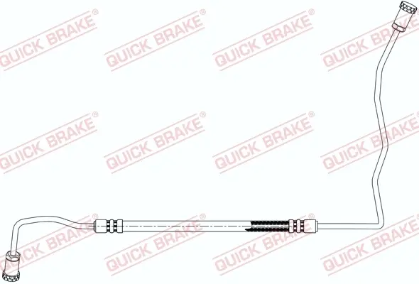 Шланг гальмівний (задній) (L) Renault Megane/Scenic 1.2-2.0dCi 08- 96.022 QUICK BRAKE 96-022 (фото 1)