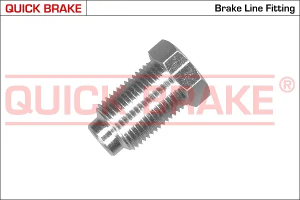 З\'єднувач трубки гальмівний (M12x1/13x24/d=5.0) = 171--10 QUICK BRAKE B5L (фото 1)