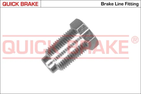 З\'єднувач трубки гальмівний (M12x1/13x24/d=5.0) = 171--10 QUICK BRAKE B5L