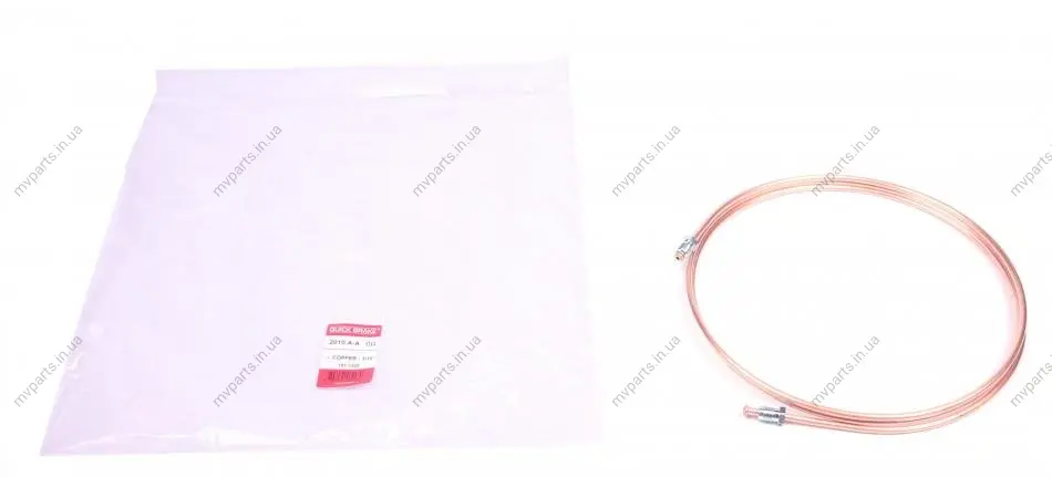 Трубка гальмівна 2.01м QUICK BRAKE CU-2010A-A (фото 1)