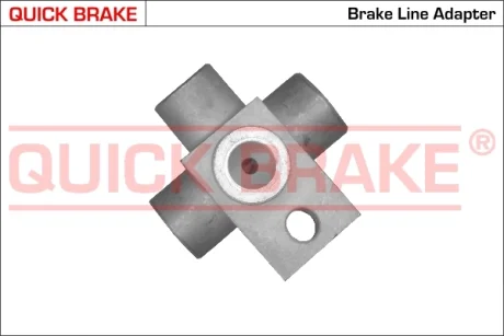 З\'єднувач трубки гальмівний (M10x1) (мама/мама/мама) = 171--10 QUICK BRAKE O4A