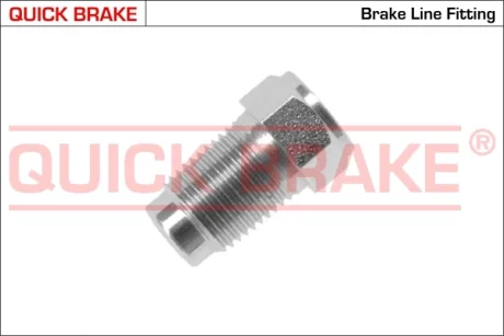 З\'єднувач трубки гальмівний (M12x23/d=5.0) = 171--10 QUICK BRAKE P