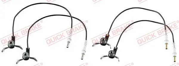 Датчик зносу гальмівних колодок (передніх) Peugeot Expert/Fiat Scudo 94-06 (L=275mm/310mm) К-кт 4 шт. WS 0181 A QUICK BRAKE WS-0181-A (фото 1)