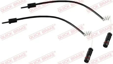 Датчик зносу гальмівних колодок (задніх) MB ML (W163) 98-05 (L=255mm) WS 0210 A QUICK BRAKE WS-0210-A