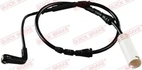 Датчик зносу гальмівних колодок (передніх) BMW 1 (E81/E82/E88)/3 (E90/E91) 04-13 (640mm) M47/N45/N47 WS 0250 A QUICK BRAKE WS-0250-A