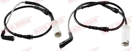 Датчик зносу гальмівних колодок (передніх) BMW 3 (E90/E92/E93) 07-13 (К-кт 2 шт.) WS 0381 A QUICK BRAKE WS-0381-A