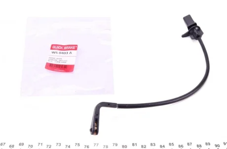 Датчик зносу гальмівних колодок (передніх) Audi A4/A5/Q5 15- (L=283mm) WS 0403 A QUICK BRAKE WS-0403-A
