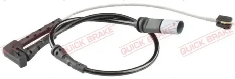 Датчик зносу гальмівних колодок (передніх) (к-кт) BMW X1 (F48)/X2 (F39) /Mini Cooper 13- (L=475mm+L2=237mm) WS 0431 A QUICK BRAKE WS-0431-A