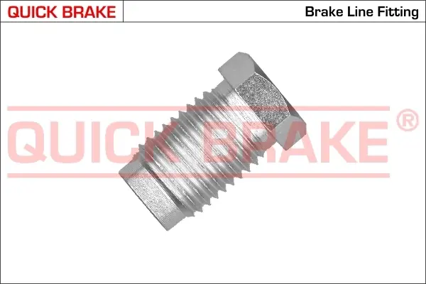 З\'єднувач трубки гальмівний (M14x1.5/L=26mm/d=8.2mm) QUICK BRAKE ZB (фото 1)