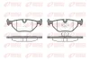 Колодка гальм. диск. BMW 3 (E30, E36), 5 (E28, E34) задн. (вир-во) REMSA 0265-00 (фото 1)