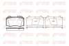 Колодка гальм. диск. MB M-CLASS (W163), S-CLASS (W220) передн. (вир-во) REMSA 0769-00 (фото 1)