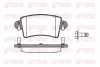 Колодка гальм. диск. RENAULT MASTER задн. (вир-во) REMSA 0833-00 (фото 1)