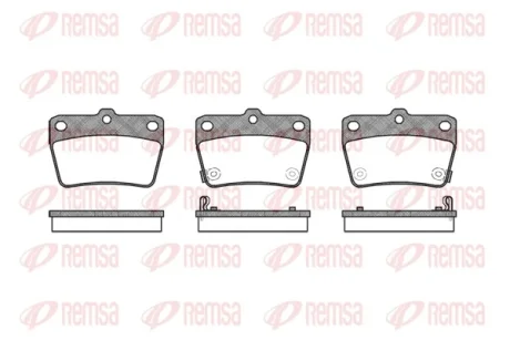 Колодка гальм. диск. CHERY TIGGO, TOYOTA RAV 4 задн. (вир-во) REMSA 0839-02