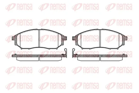 Колодка гальм. диск. NISSAN QASHQAI, RENAULT KOLEOS передн. (вир-во) REMSA 0852-14