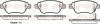 Колодка гальм. диск. OPEL CORSA D 1.0-1.4 06 - передн. (вир-во) REMSA 0858-31 (фото 1)
