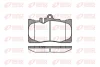 Колодка гальм. диск. LEXUS LS передн. (вир-во) REMSA 0890-00 (фото 1)