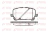 Колодка гальм. диск. TOYOTA AVENSIS передн. (вир-во) REMSA 0954-00 (фото 1)