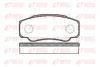Колодка гальм. диск. CITROEN JUMPER, FIAT DUCATO задн. (вир-во) REMSA 0961-00 (фото 1)