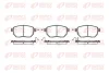 Колодка гальм. диск. INFINITI FX передн. (вир-во) REMSA 0985-02 (фото 1)