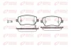 Колодка гальм. диск. SUZUKI SWIFT передн. (вир-во) REMSA 0987-11 (фото 1)