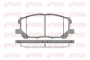 Колодка гальм. диск. LEXUS RX, передн. (вир-во) REMSA 1039-00 (фото 1)