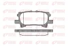 Колодка гальм. диск. LEXUS RX, задн. (вир-во) REMSA 1040-00 (фото 1)