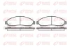 Колодка гальм. диск. ISUZU D-MAX 2.5DITD 07-,3.0D 07-; RODEO 2.5 05- передн. (вир-во) REMSA 1098-14 (фото 1)