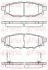 Колодка гальм. диск. SUBARU LEGACY 2.0 2.5 03-, OUTBACK 2.5 03- задн. (вир-во) REMSA 1136-12 (фото 1)
