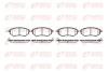 Колодка гальм. диск. SUBARU LEGACY IV передн. (вир-во) REMSA 1137-02 (фото 1)