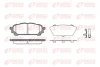 Колодка гальм. диск. SUBARU IMPREZA (GD, GG) задн. (вир-во) REMSA 1176-01 (фото 1)