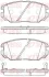Колодка гальм. диск. HYUNDAI TUCSON (JM) (08/04-) передн. (вир-во) REMSA 1204-12 (фото 1)