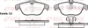 Колодка гальм. диск. MB C-CLASS(W204) 180-350 07-, GLK-CLASS200-350 08- задн. (вир-во) REMSA 1305-00 (фото 1)