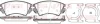 Колодка гальм. диск. OPEL INSIGNIA передн. (вир-во) REMSA 1375-12 (фото 1)