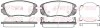 Колодка гальм. диск. OPEL INSIGNIA 1.6-2.8 08-; SAAB 9-5 2.0TTID 10 - передн. (вир-во) REMSA 1385-02 (фото 1)