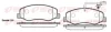 Колодка гальм. диск. OPEL MOVANO B 2.3CDTI 2010-, RENAULT MASTER IV 2010- задн. (вир-во) REMSA 1442-01 (фото 1)