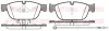 Колодка гальм. диск. CITROEN C5 передн. (вир-во) REMSA 1451-01 (фото 1)