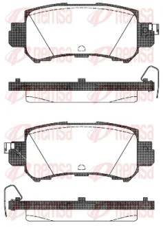 Колодка гальм. диск. MAZDA CX-5 2.0 2011-, 2.2D 2012- задн. (вир-во) REMSA 1507-00
