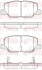Колодка гальм. диск. MAZDA 6 2.0 2.2D 2.5 2013 - задн. (вир-во) REMSA 1536-02 (фото 1)